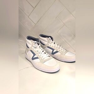 NWOB Vans Lowland Mid Comfycush Jmp' Light Blue Hightop Sneakers Mens Size 10